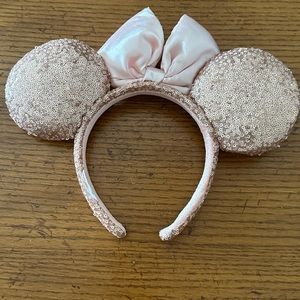 Disney 2022 ears rose gold wore once. New co diction no damages